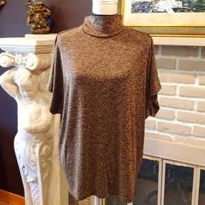 Batwing Sleeve Turtleneck Top